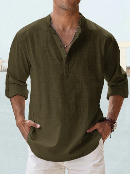 Men's Casual Breathable Shirt Relaxed Fit