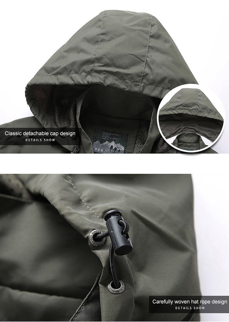 Image of Dave | Men's Hooded Full Zip Jacket