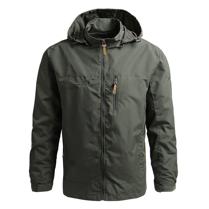 Men's Hooded Full Zip Fleece Jacket - Vonnera