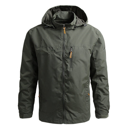 Men's Hooded Full Zip Fleece Jacket - Vonnera