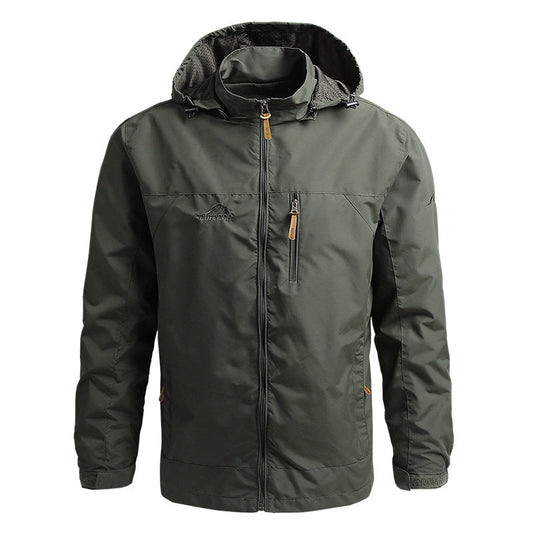 Men's Hooded Full Zip Fleece Jacket - Vonnera