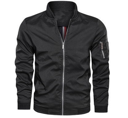 Dawson Men's Slim Fit Bomber Jacket Zip Up - Vonnera