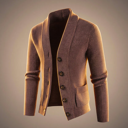 Andrew Virgin Wool Knit Cardigan