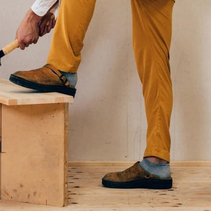 Men's Slip-On Mules Closed Toe