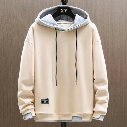 Men's Two Tone Hoodie Drawstring Design