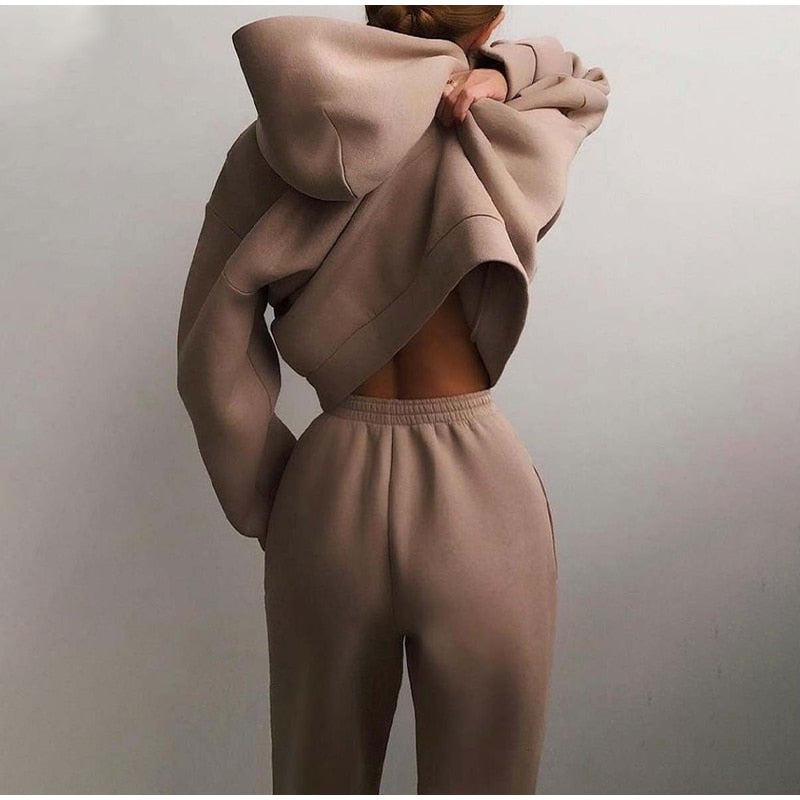 Image of Deanna | Women's Relaxed Fit Hoodie Sweatpants Set