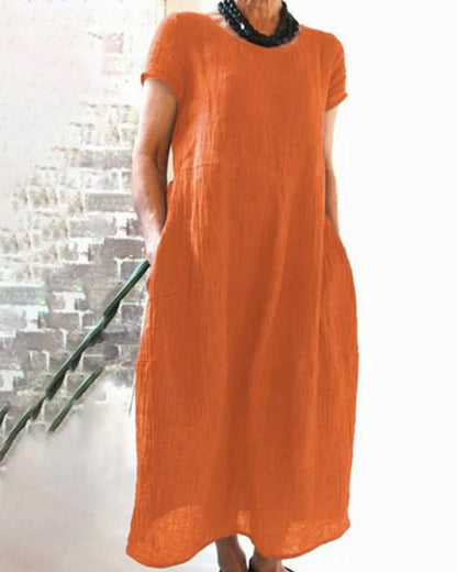 Image of Delilah | Women's Relaxed Fit Midi Dress