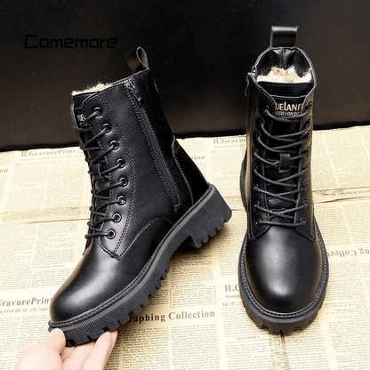Women's Ankle Boots Rounded Toe Low Height