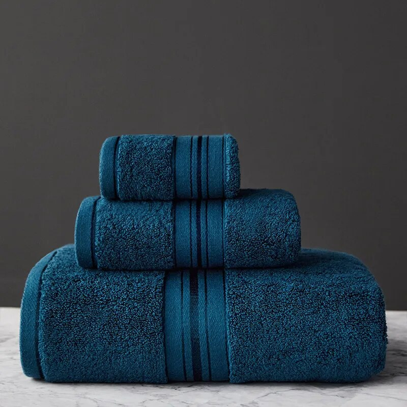 Egyptian Cotton Towel Set Soft White
