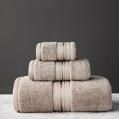 Egyptian Cotton Towel Set Soft White