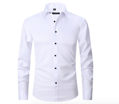 Men's Slim Fit Long Sleeve Dress Shirt