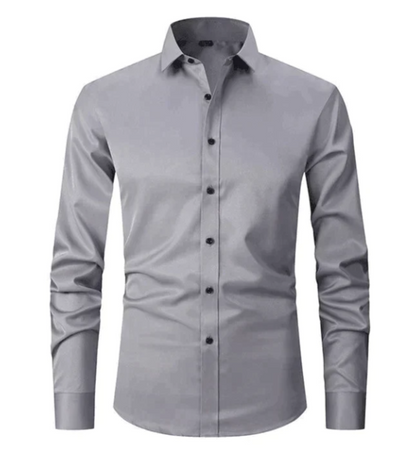 Men's Slim Fit Long Sleeve Dress Shirt