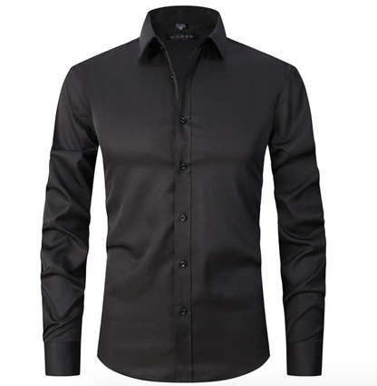 Men's Slim Fit Long Sleeve Dress Shirt