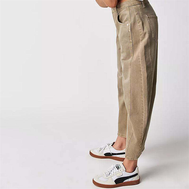 Barrel | Women's High Waist Barrel Leg Jeans Relaxed Fit Denim