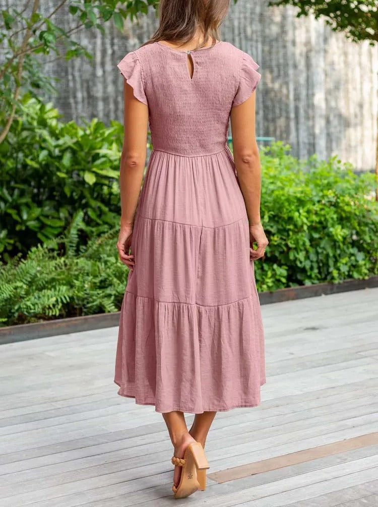 Women's Flowy Layered Dress