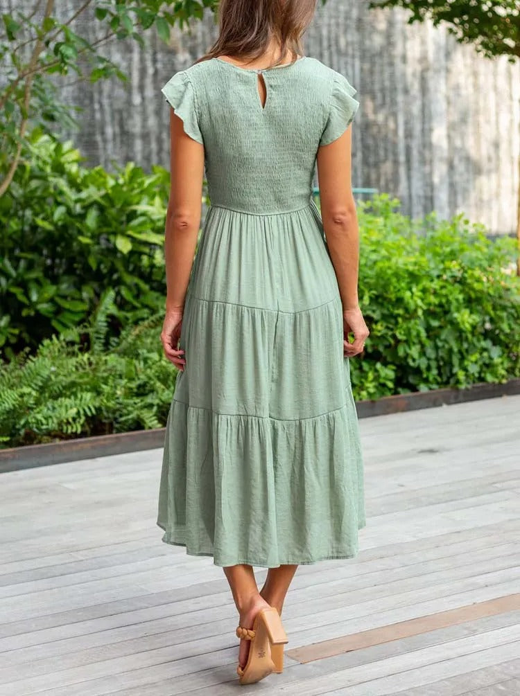 Lisette | Women's Tummy Control Draped Elegant Dress