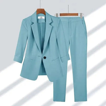 Cove Women's Suit Jacket And Pants Ensemble - Vonnera