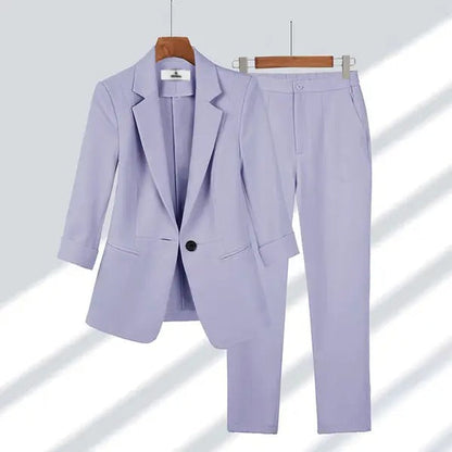 Cove Women's Suit Jacket And Pants Ensemble