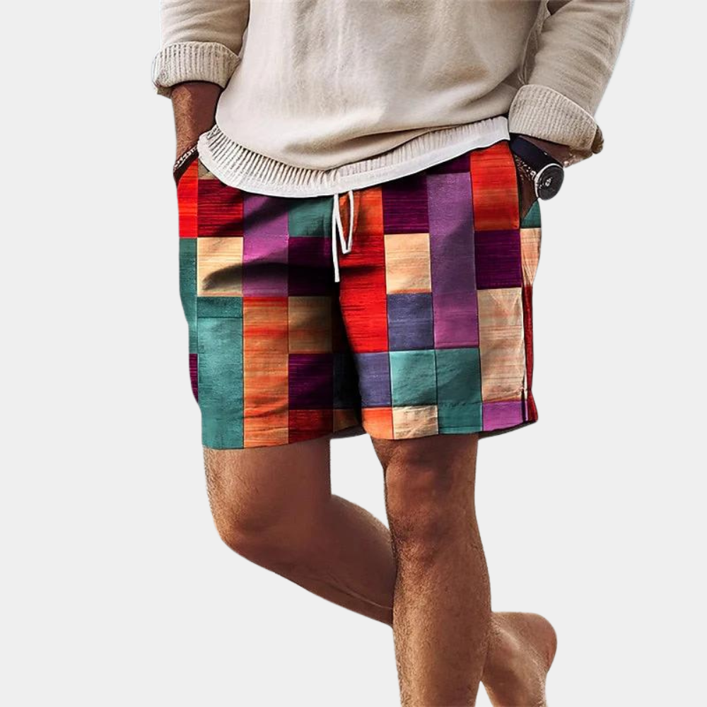 Men's Printed Casual Shorts - Vonnera