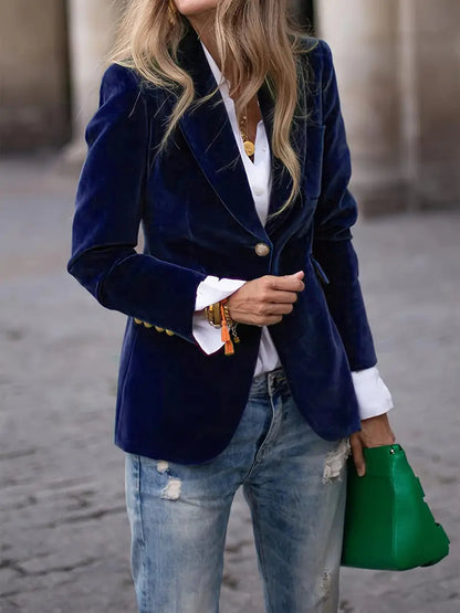 Image of Dominique | Women's Fitted Single Breasted Blazer