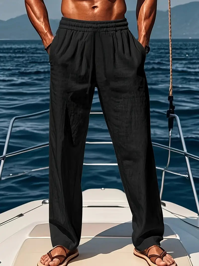 Image of Don | Men's Loose Fit Chino Trousers
