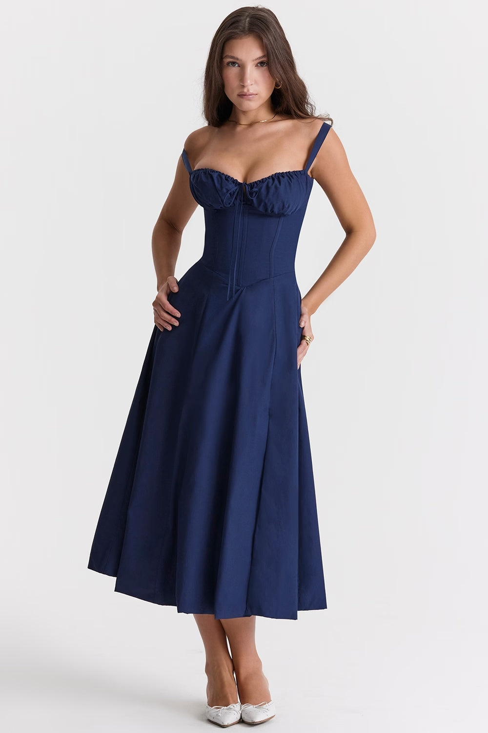 Women's Spring Floral Print Party Dress