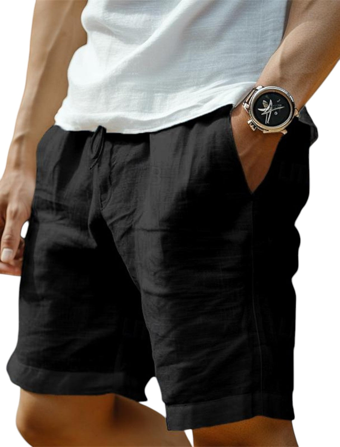 Image of Dorian | Men's Drawstring Chino Shorts