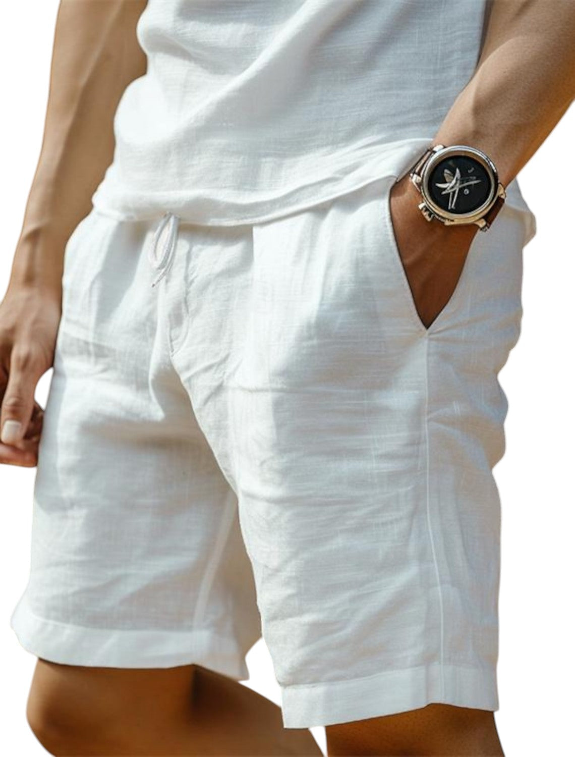 Image of Dorian | Men's Drawstring Chino Shorts