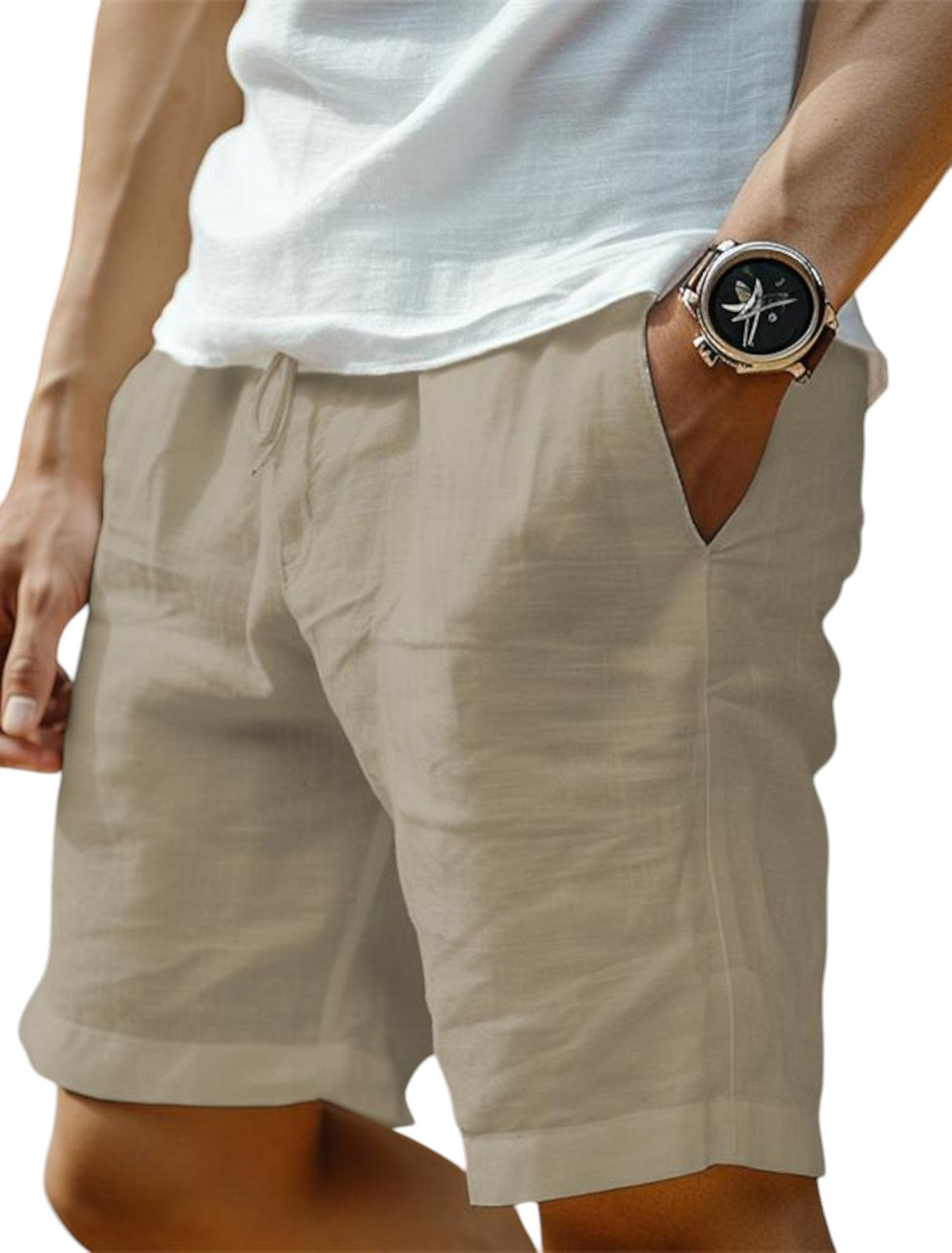 Image of Dorian | Men's Drawstring Chino Shorts