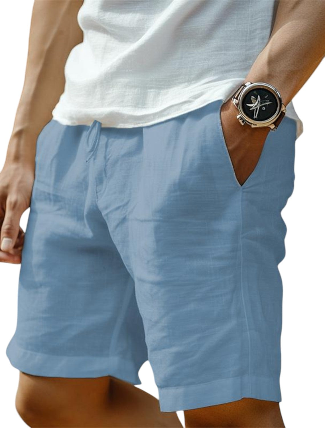 Image of Dorian | Men's Drawstring Chino Shorts