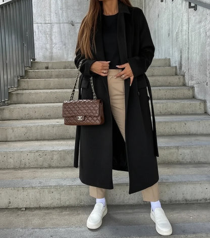 Women's Belted Winter Coat
