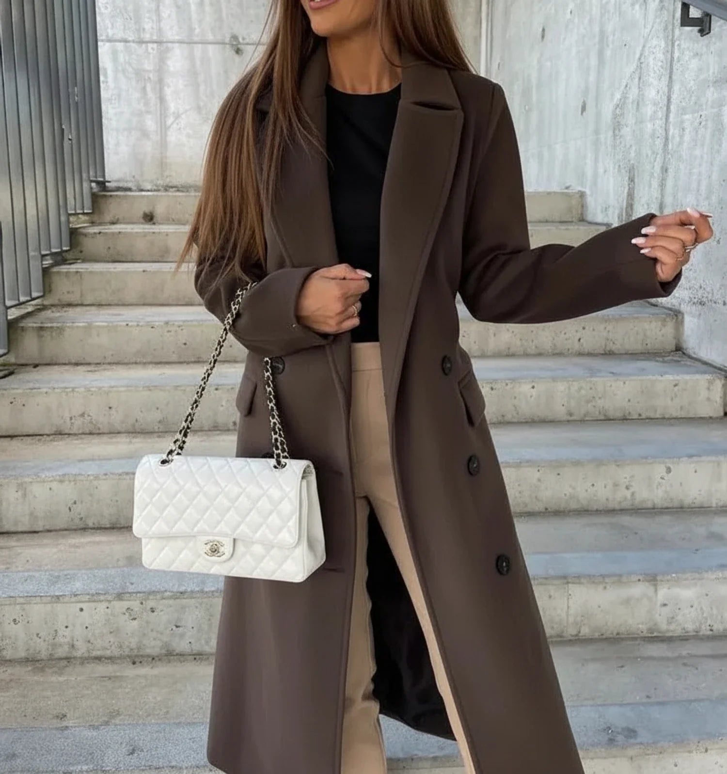 Women's Belted Winter Coat - Vonnera