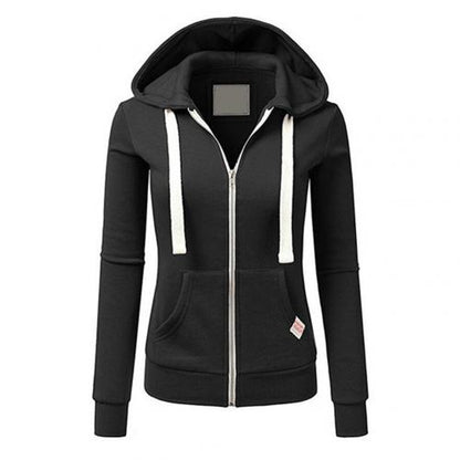 Women's Zipper Hoodie Warm