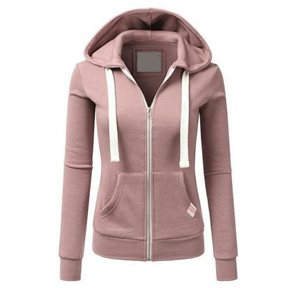 Women's Zipper Hoodie Warm