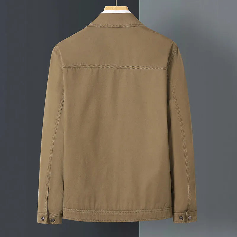 Men's Cotton Harrington Jacket Zip Front