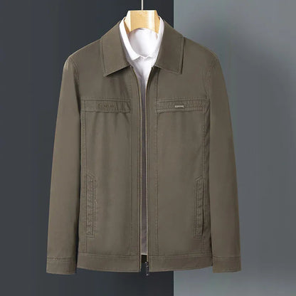 Men's Cotton Harrington Jacket Zip Front