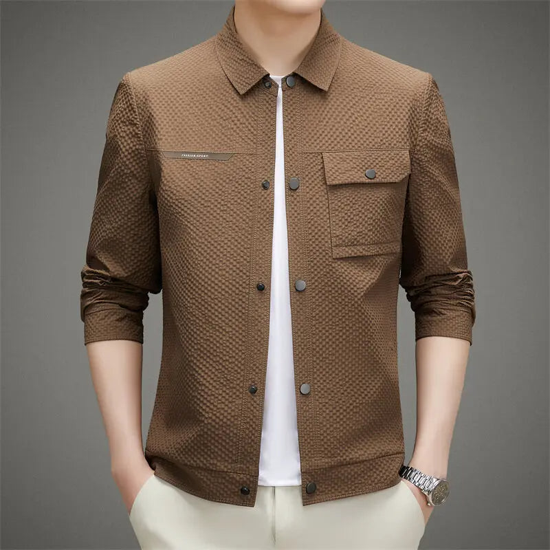 Men's Classic Jacket Shirt Chest Pocket