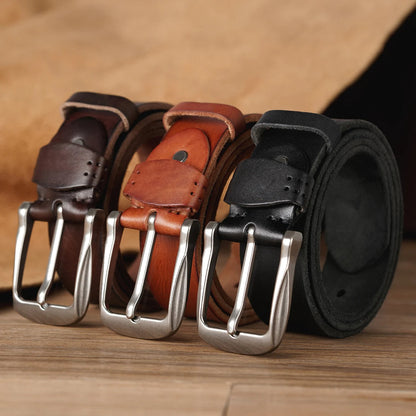 Farnham Classic Cowhide Leather Belt Hand Finished