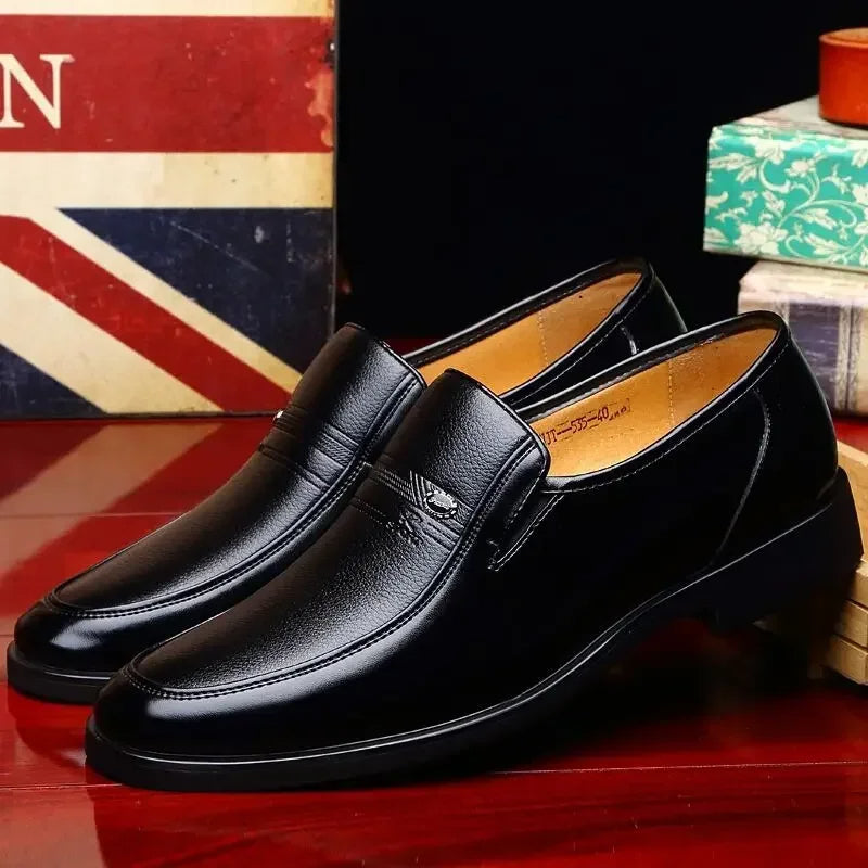 Men's Faux Leather Dress Shoes Elegant