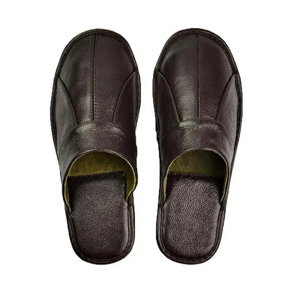 Dumbarton Men's Leather Mule Slippers