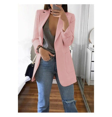 Women's Classic Blazer Sophisticated Wool Black