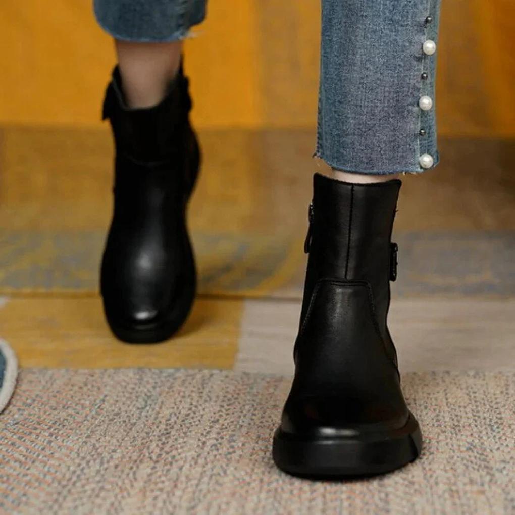 Women's Ankle Boots Retro Style