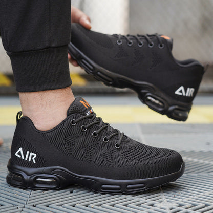 Men's Safety Shoes Lightweight Water-Resistant Black