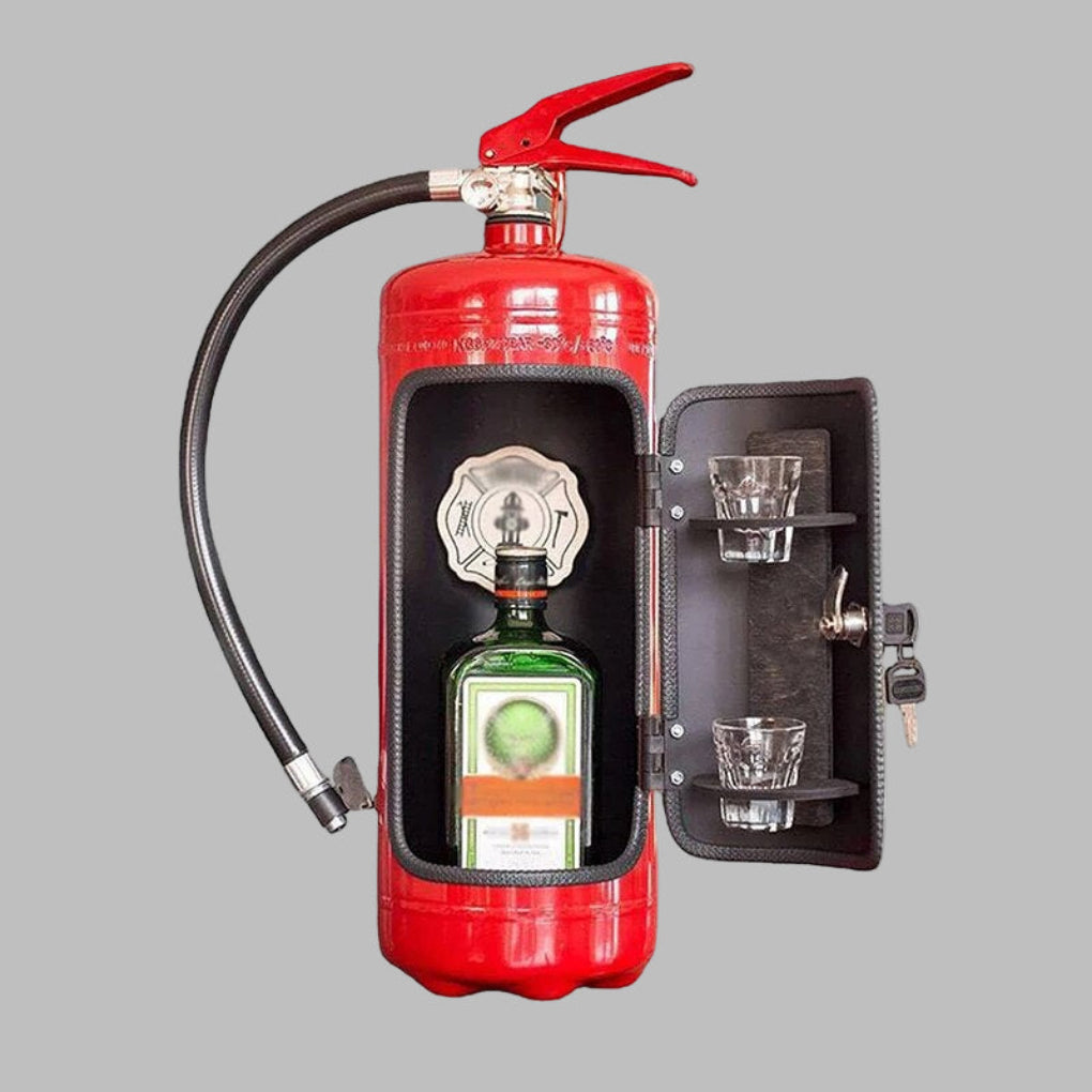 Hidden Flask Fire Extinguisher Shape Beverage Container - Vonnera