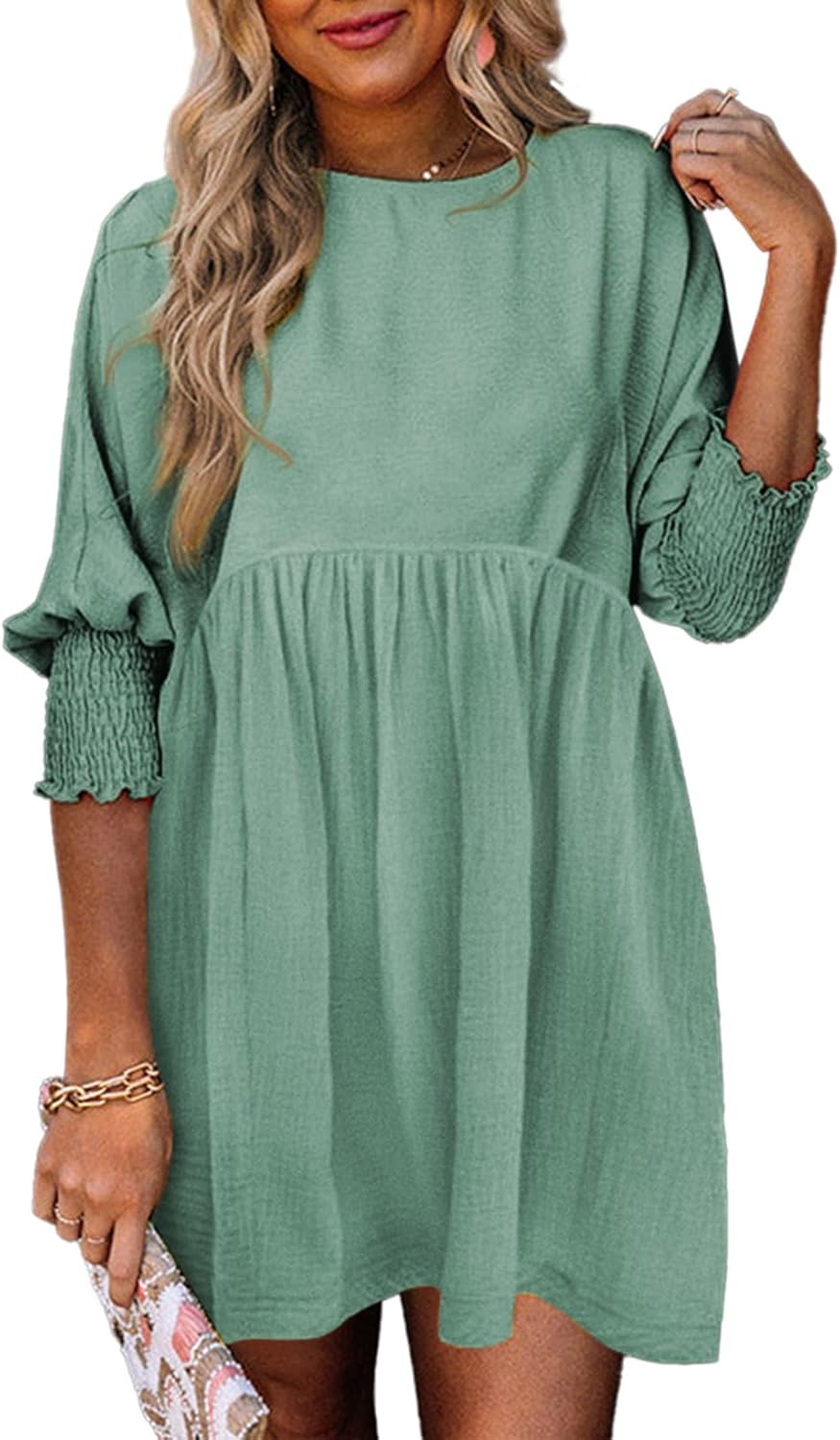 Women's Ruched Day Dress