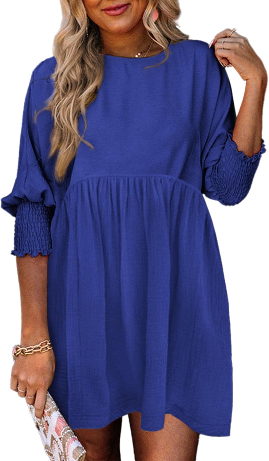 Women's Ruched Day Dress