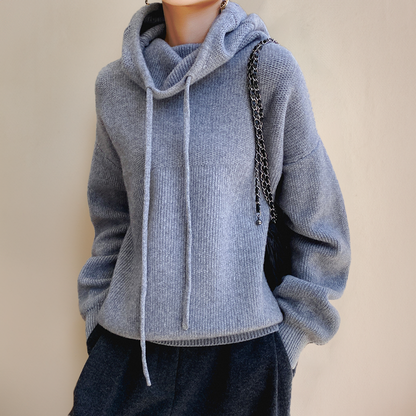 Women's Winter Sweater Soft Acrylic Beige