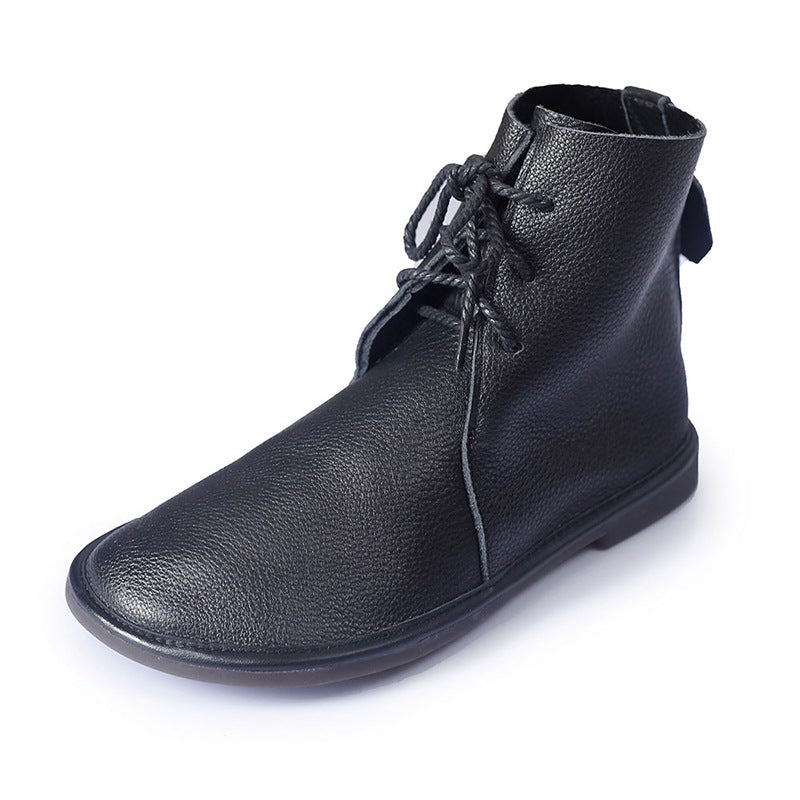 Women's Lace Boots Warm Classic Black - Vonnera
