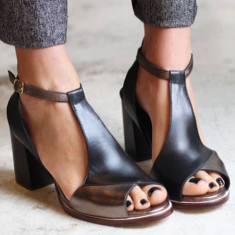 Vesper Women's Leather Sandals - Vonnera