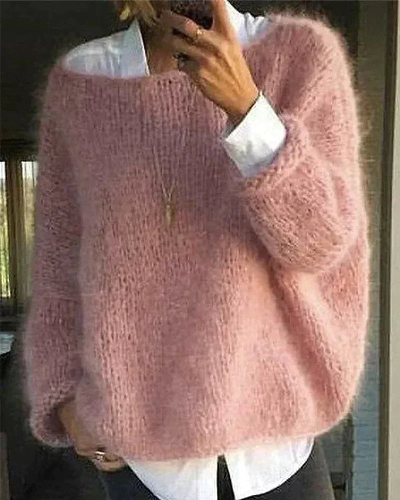 Women's Knitted Sweater Long Sleeves - Vonnera